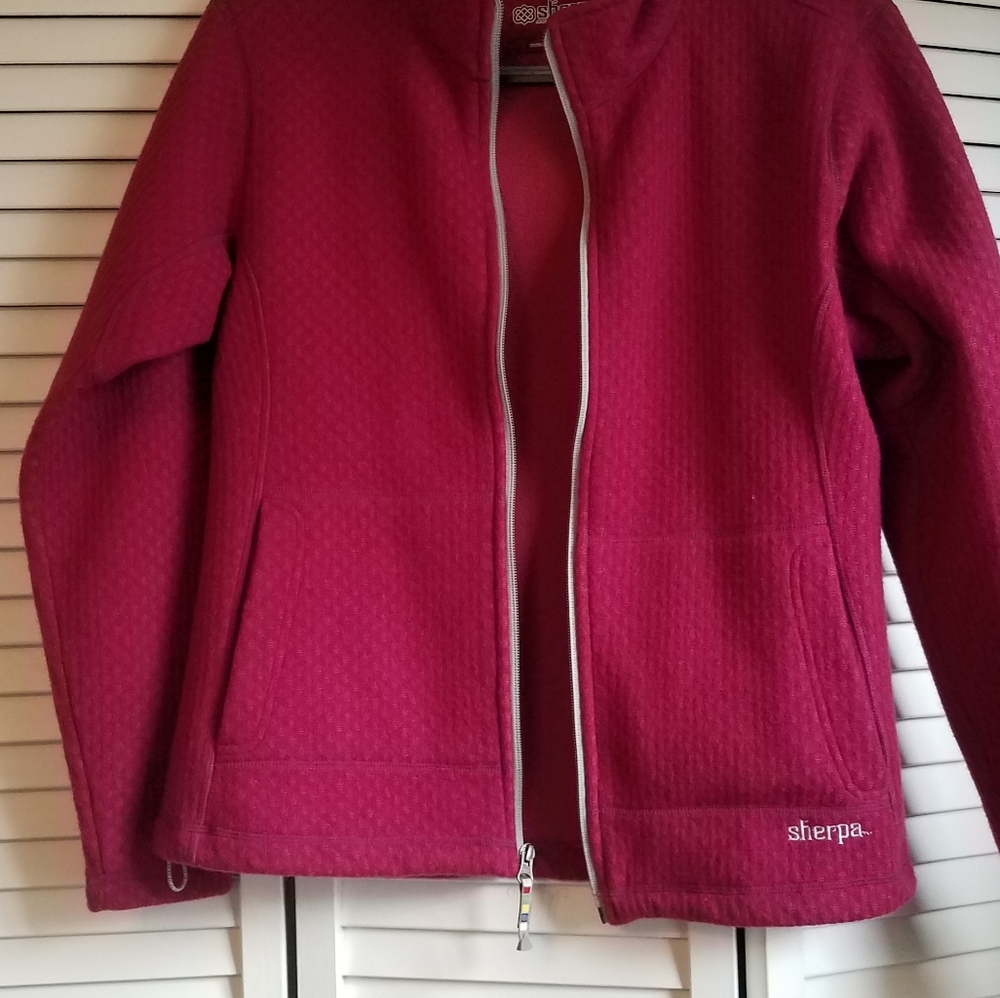 Sherpa Adventure Gear Women's Wool Jacket Med EUC